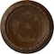 Ekena Millwork Carlsbad Ceiling Medallion (Fits Canopies up to 14 1/4"), 19 1/2"OD x 1 3/4"P, Root Beer Crackle CM19CARBC - alternate 1
